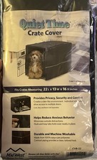 Mid West Quiet Time Black Crate Cover CVR-22 - 22L X 13W X 16H inches