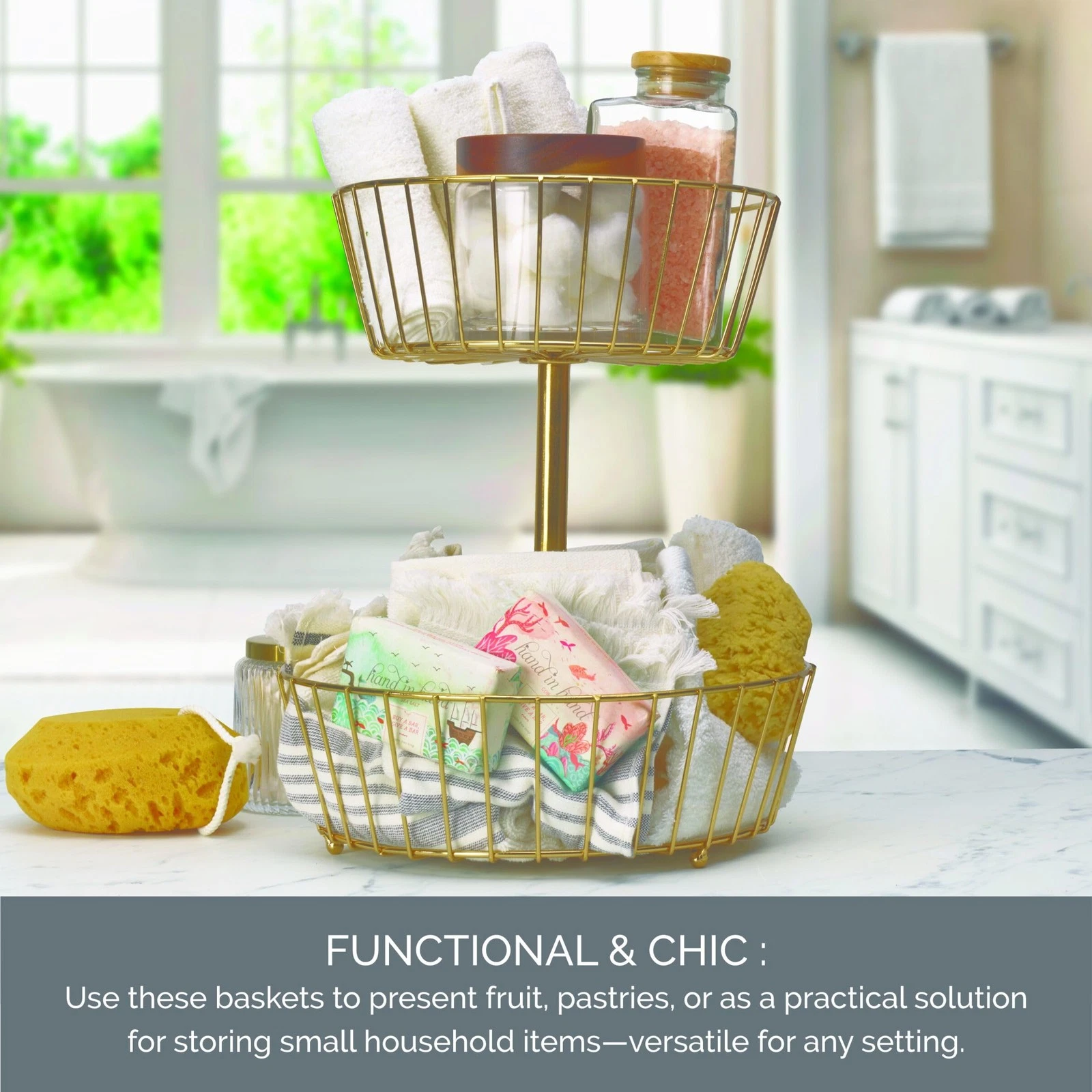 Gourmet Basics by Mikasa Geneva Fruit Basket - Thumbnail 2