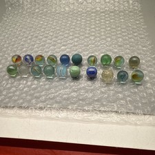 Vintage lot of 20 marbles Pre-Owned