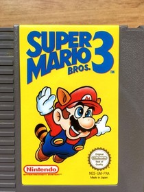 SUPER MARIO BROS 3 - CARTOUCHE SEULE 100% ORIGINALE NINTENDO NES PAL B FRA - n&deg;3