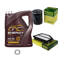 Mann Inspektionspaket 5L Mannol Energy 5W-30 FüR Honda CR-V III 2.0I-Vtec 4WD