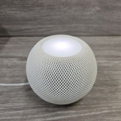 Apple HomePod Mini Smart Lautsprecher 20W Space Weiß UK Stecker Siri Sprachassistent