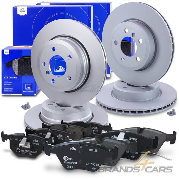 ATE Bremsscheiben Ø325/320 + Ceramic BremsbelÄGe Vorne+Hinten FÜR BMW X3 E83-image