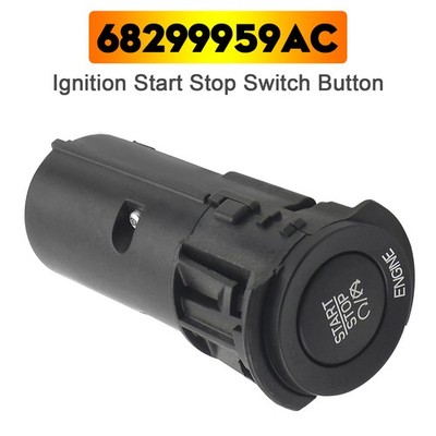Ignition Start Stop Switch Button für Jeep Grand Cherokee 2014-2021 68299959AC H