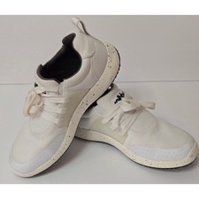 Snibbs Women's Spacecloud Slip Resistant Shoes Size 8 White Lace Up Sneakers