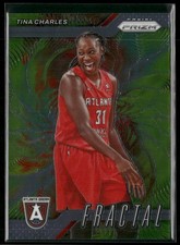 Tina Charles 2024 Panini Prizm WNBA Fractal #15 Atlanta Dream