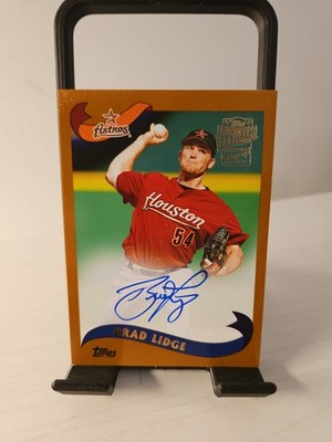 2020 Topps Archives Fan Favorites Auto Brad Lidge Houston Astros