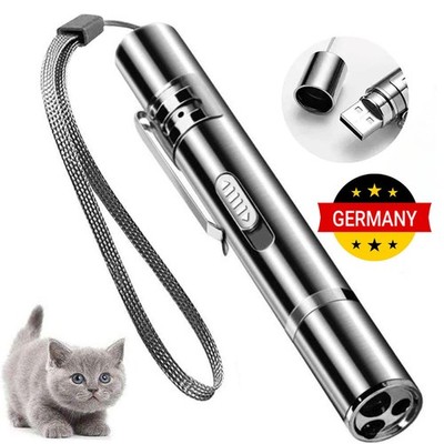 Laserpointer für Katzen Hund Spielzeug Präsentation UV Leuchten USB (DHL) (CE)