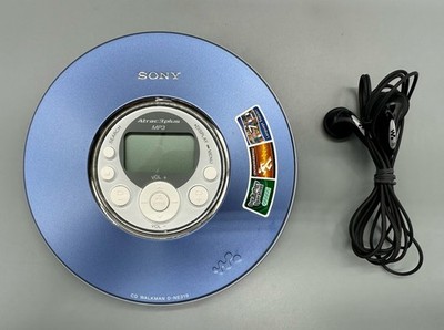 Sony CD Walkman D-NE319 Portable CD MP3 Atrac3plus player TESTED WORKING