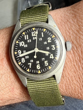 BENRUS Dec. 1967 ARMY DTU-2A/P GG-W-3818B MILITARY VIETNAM WAR HACKING RUNS