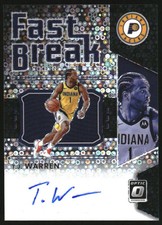 2017-18 Donruss Optic Fast Break Black Autograph TJ Warren Auto 1/1