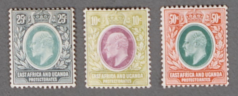 MayfairStamps East Africa & Uganda Protectorate 1907 King George V 3 Stamps aaz_