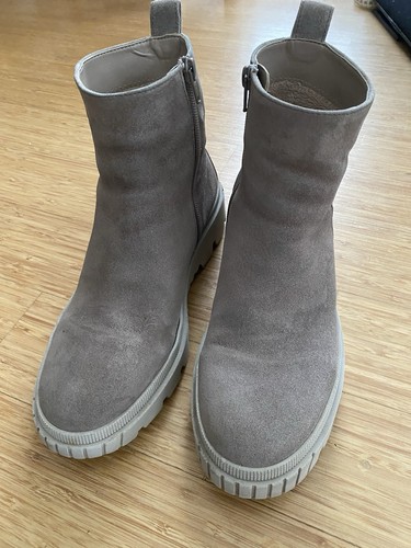 Gabor Chelsea Boots Stiefelette Damen Gr. 39 Beige - Bild 3 von 9