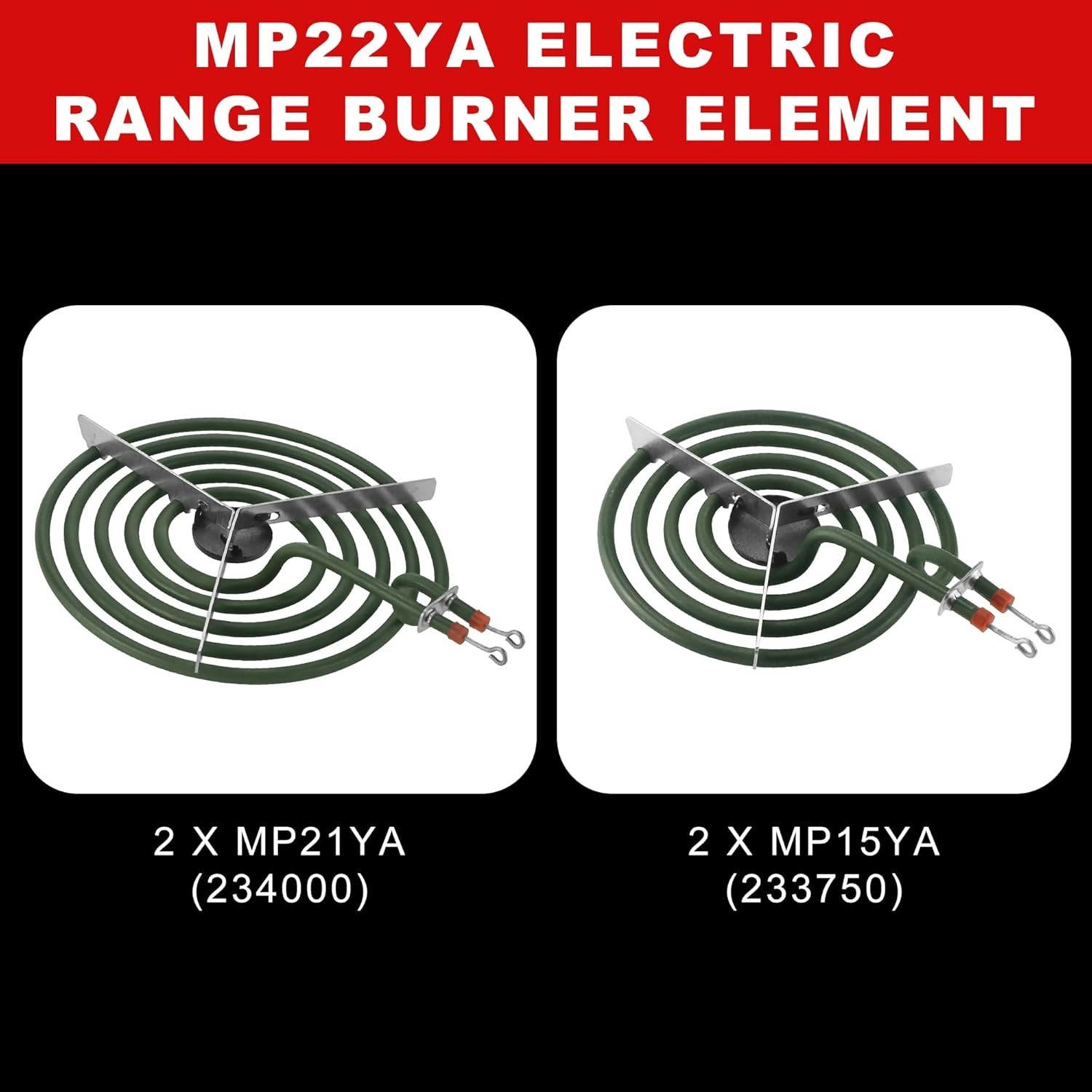 Stove Element Replacement ForAmana Whirlpool Kenmore Electric Range BurnerMP22YA