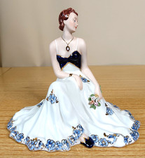 ROYAL DUX Figurine of Seated Lady