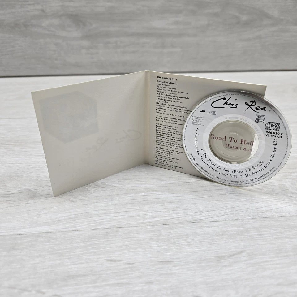 Chris Rea Road To Hell - Part's 1 & 2 CD 3" Inch Single Gatefold Collectible VGC - Image 4 of 4