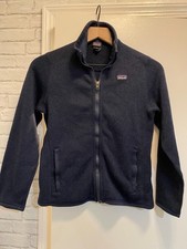 Patagonia kids Better Sweater Jacket fleece Full Zipped dark Navy M 10.