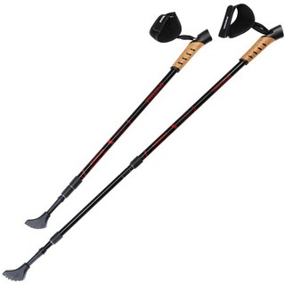 B Ware Nordic Walking Stöcke Sportana rot Wandern Sport