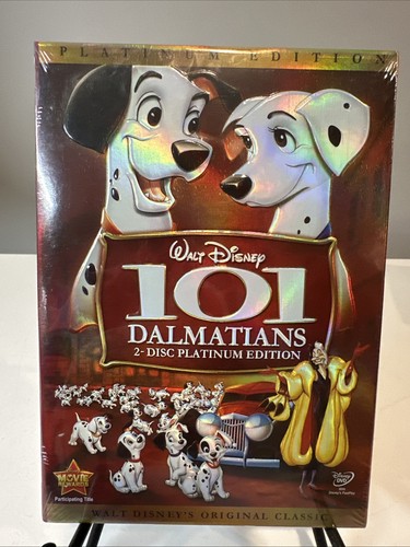101 Dalmatians Two-Disc Platinum Edition (DVD, 2008) New w/Slip Cover-E