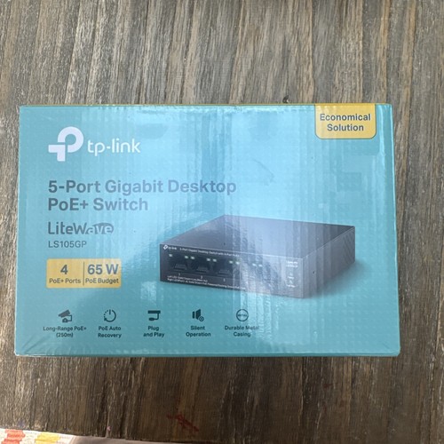 Tp-Link LS105GP 5-Port Gigabit Desktop Litewave Switch With 4-Port Poe+ - 第 1/3 張圖片