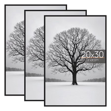 Sindcom 20x30 Picture Frames, Gallery Wall Poster Frames Set of 3, Black