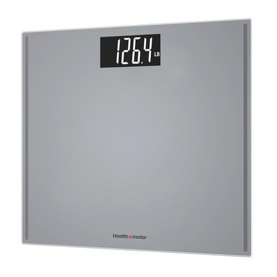 Health o meter Extra Wide Platform Digital Bathroom Scale, 500 lb Capacity, Gray
