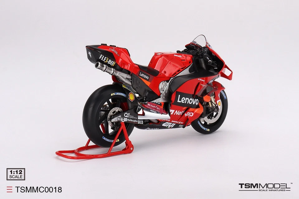 TSM TSMMC0018 1/12 Ducati Desmosedici GP22 #63 2022 Presentation - Image 3 of 4