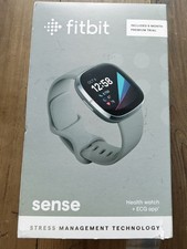 Fitbit Sense Advanced Unisex Smartwatch Health & Fitness Tracker Grey Gold