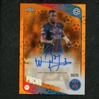 2025-26 Topps Chrome UCC Willian Pacho Auto Orange Soccerball 20/25 PSG ZD7813