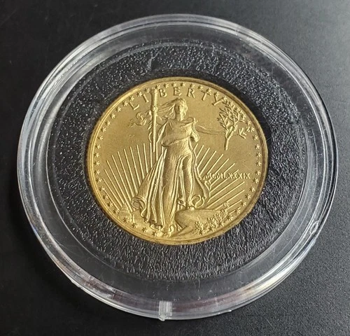 1989 1/4 oz Gold American Eagle $10 Coin BU
