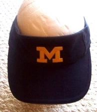 University of Michigan Wolverines Puma Sun Golf Visor Adjustable Licensed OSFM