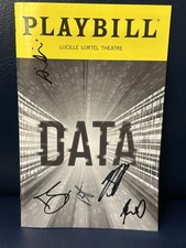 Data The Play Off Broadway Signed Full Cast Playbill