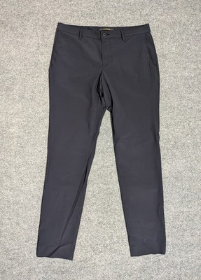 Alberto Pants Mens 32x32 Slim Fit Chino Navy