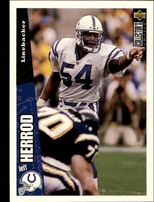 1996 Collector's Choice #348 Jeff Herrod - FB