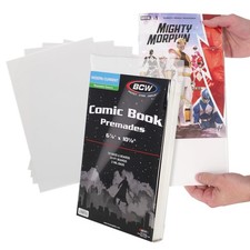 BCW Current Premade Resealable Comic Bags and Boards  Modern 50, Clear