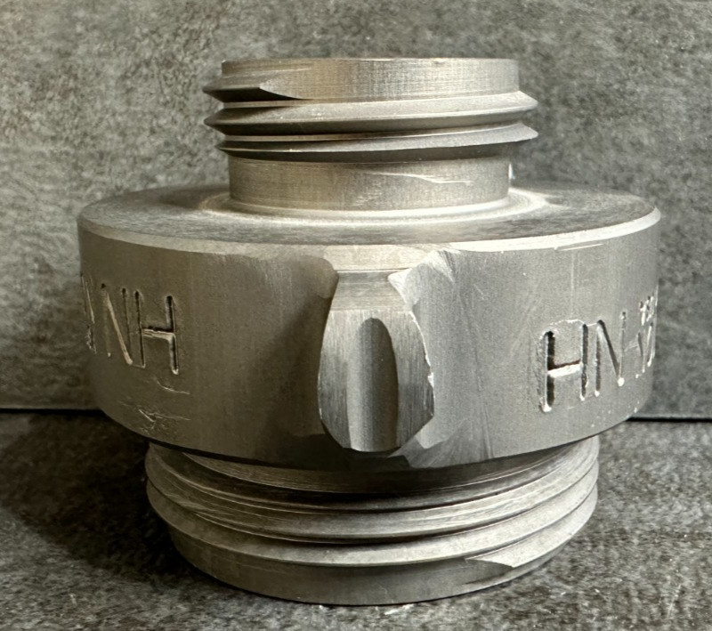 Action 1" M.NST x 1.5" M.NST Fire Thread Aluminum Rocker Lug Adapter