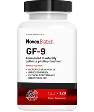 Novex Biotech GF-9-Male EnhancementSupplement-Male Bodybuilding Compl,Exp 8/2026