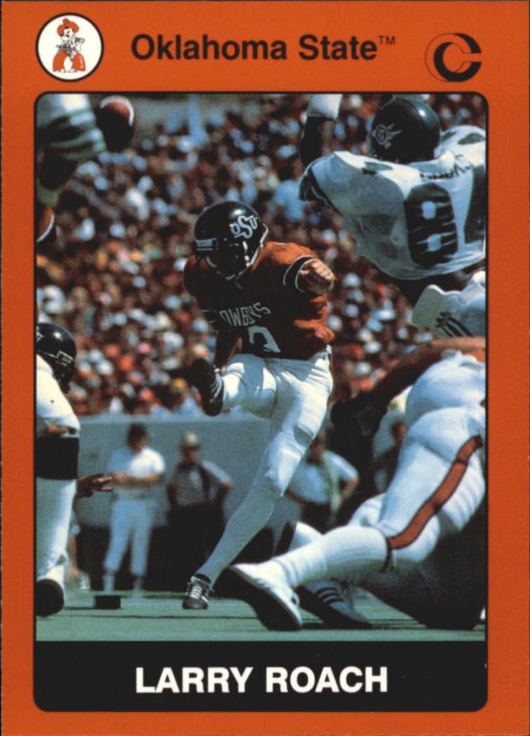 1991 Oklahoma State Collegiate Collection  #55 Larry Roach F