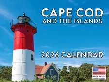 Cape Cod and Islands Calendar 2026 Monthly Wall