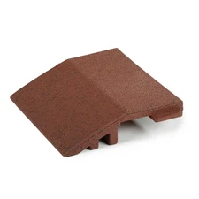 Transition Paver with Tabs 7.2 In. X 8 In. X 1.75 In. Redwood Composite (18-Piec