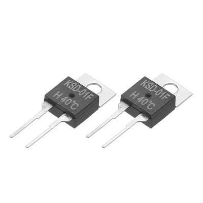 KSD-01F Temperature Controller Normally Open Control Switch 40  N.O 2 Pack