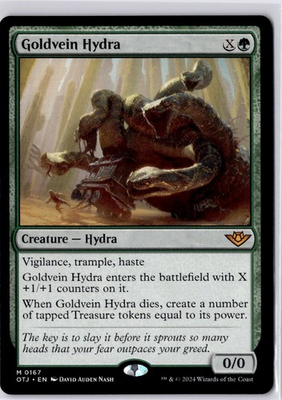 #ad Goldvein Hydra Outlaws of Thunder Junction Regularm NM M 0167 $7.99