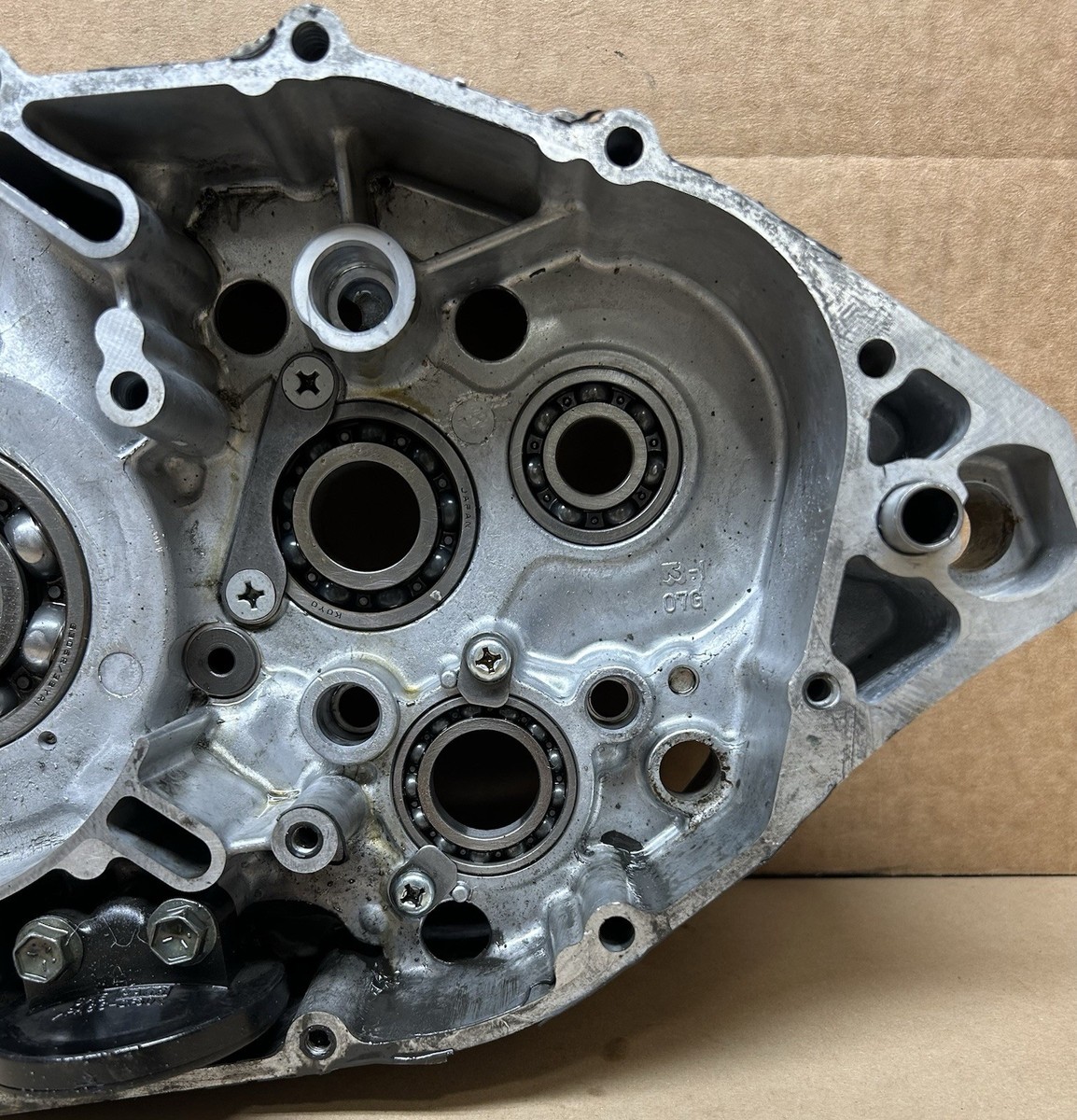 03-08 Suzuki LTZ400 Left Right Engine Cases Crankcase Crank Case