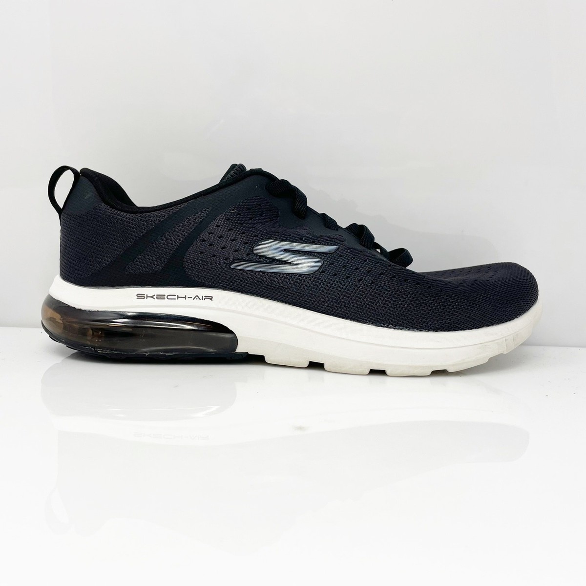 Skechers Womens Go Walk Air Classy 124362 Black Running Shoes