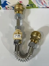 Sika Turbine Flow Sensor VY1030K70000L4 Made Germany + Sharkbite Hose Assembly