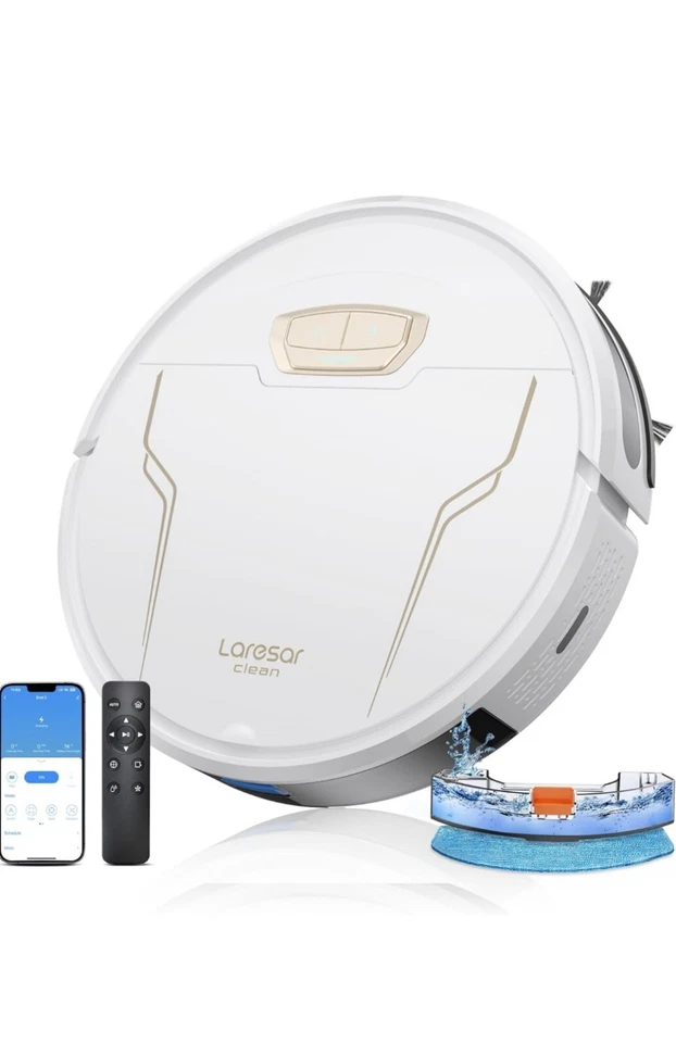 Saugroboter, 4000Pa Saugroboter mit Wischfunktion, 3-in-1 Staubsauger Roboter - Bild 2 von 4