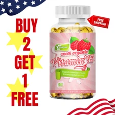 Vitamin E Capsules 400IU - Supports Skin, Hair, Immune & Eye Health,Antioxidant