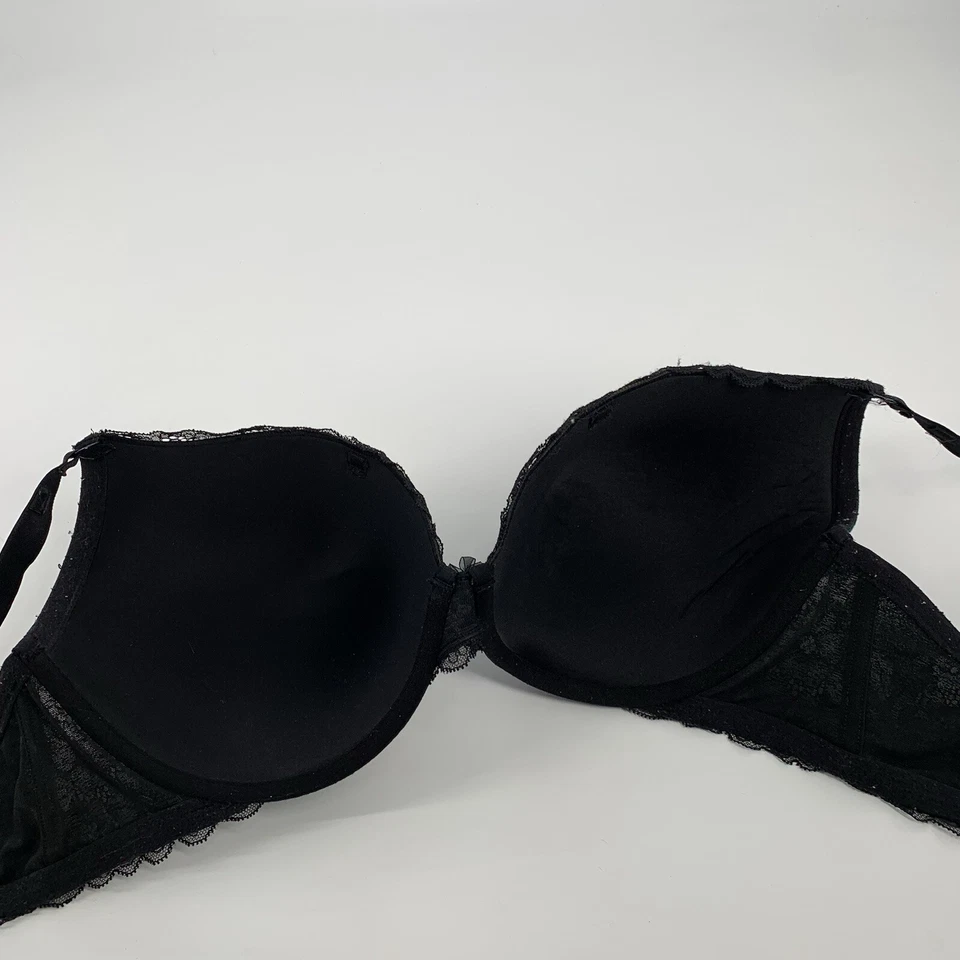 Sujetador push up Torrid XL talla 44DD para mujer verde oscuro negro más encaje $55 Foto 3 de 4