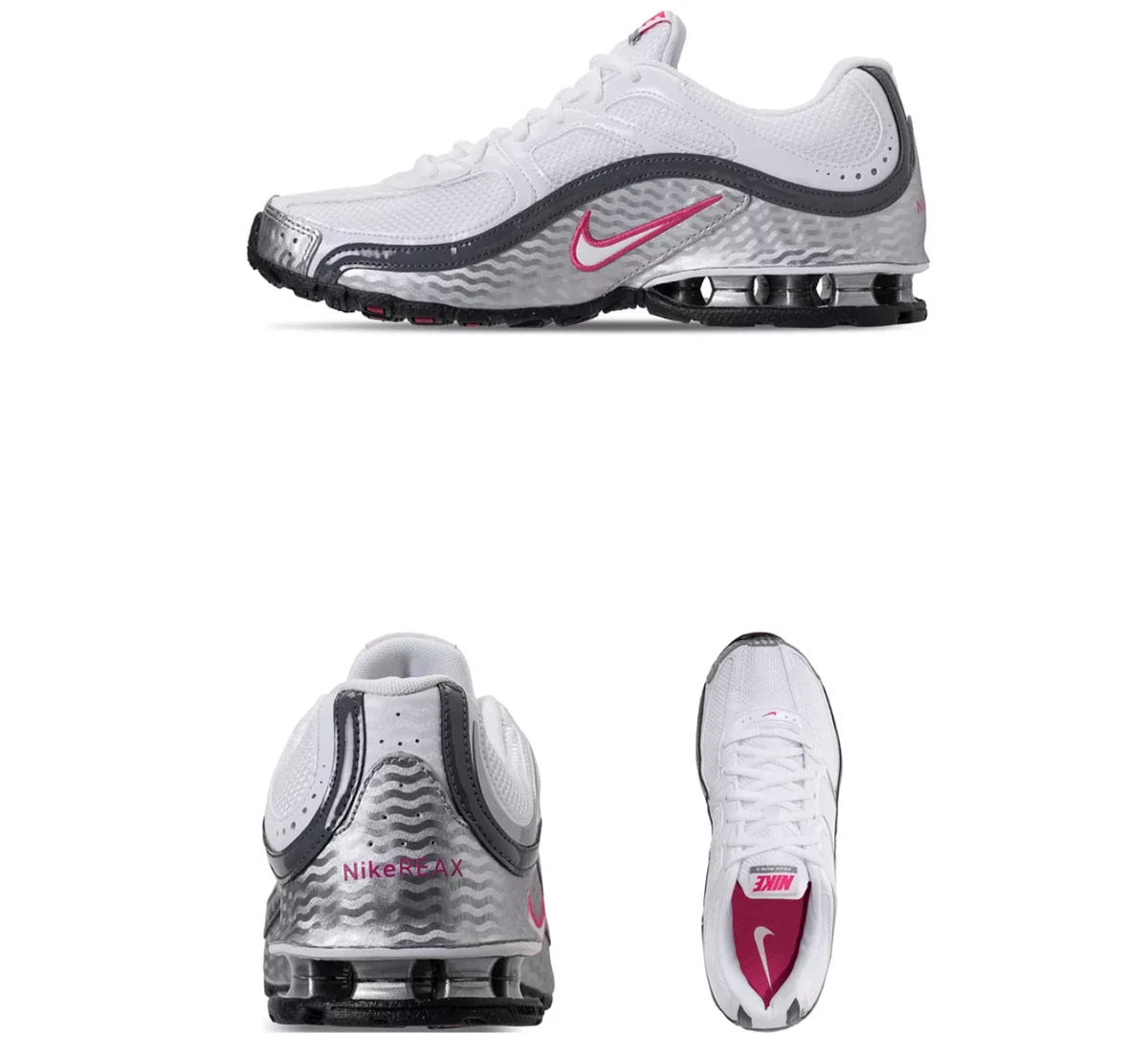 NEW NIKE Women s Reax Run 5 Black Pink Shoes Torch 407987 116