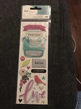 Dear Lizzy Puffy Stickers